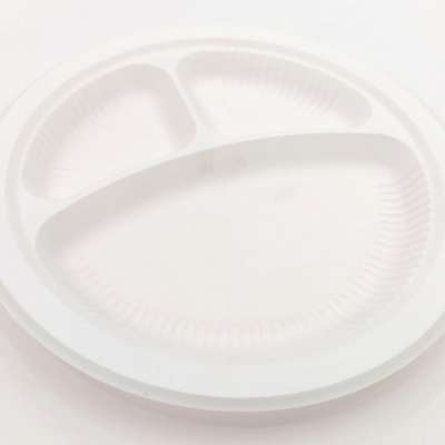 PLA 100% biodegradable PLA corn starchn candy tray  compostable square plates round plate food container