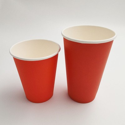 disposable pla 100% biodegradablehot double wall coffee cup  coated Kraft paper cups reusable