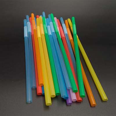 Recyclable colorful PP disposable plastic cool drinking straw