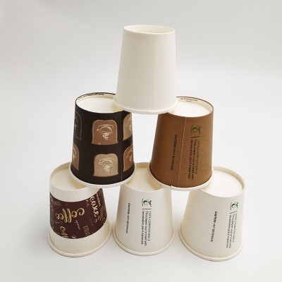 reusable coffee cups eco friendly single wall pla coffee cups