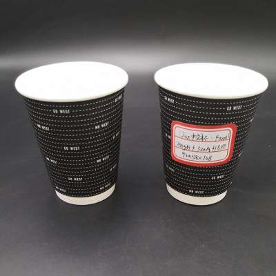 biodegradable 30ml 100ml ice cream disposable 10oz double wall PLA paper cup with lids