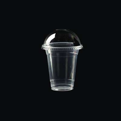 OEM clear soft drink cup take away pet plastic bottle 500ml drink