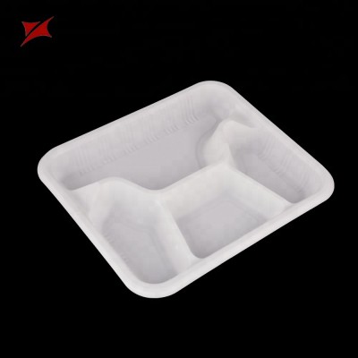 Wholesale Eco Friendly Custom Packaging Box PLA Food Blister Tray With Lids