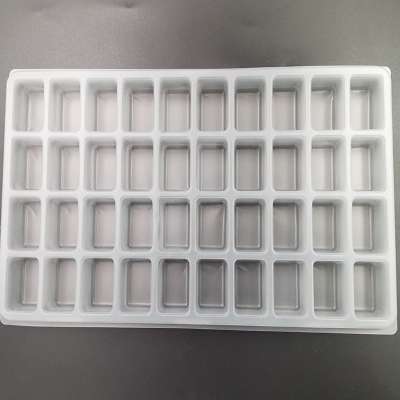 Custom PP plastic disposable eco-friendly food grade diced meat packaging tray