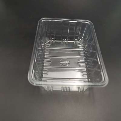 transparent storage  PET clear plastic fruit vegetable packing container